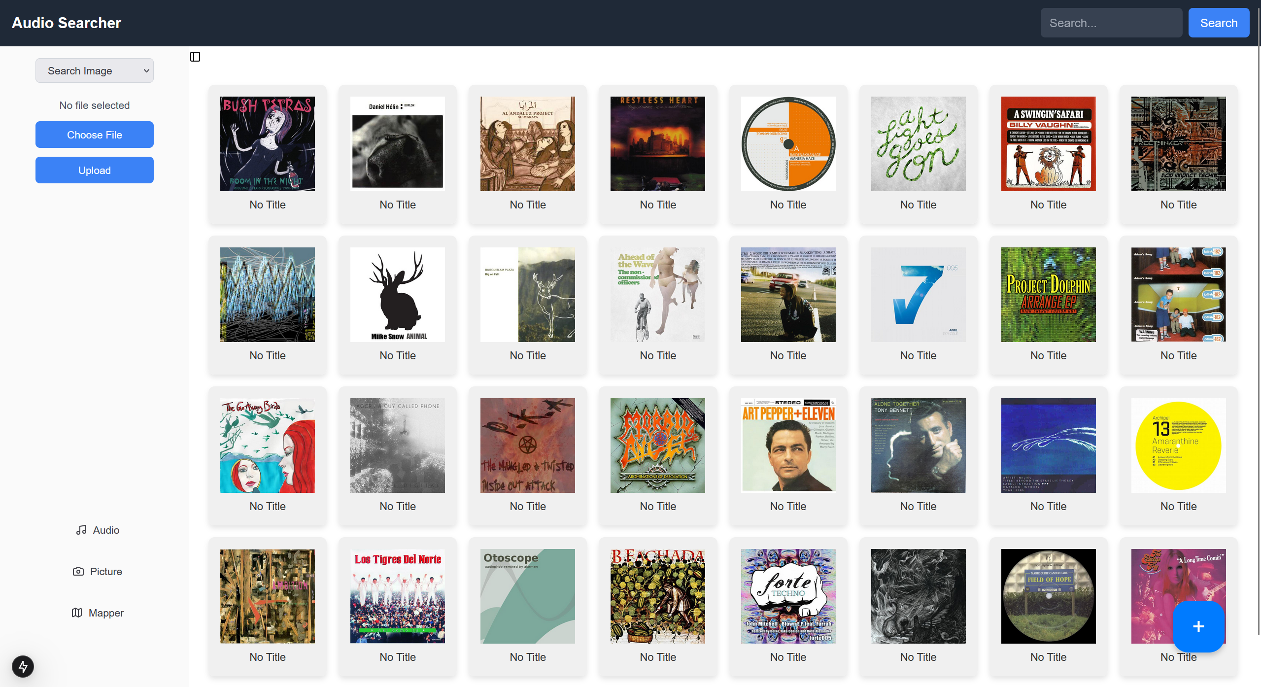 Similar Audio and Image Searcher
